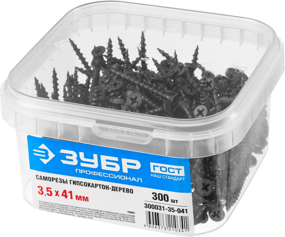 300031-35-041 Саморезы гипсокартон-дерево