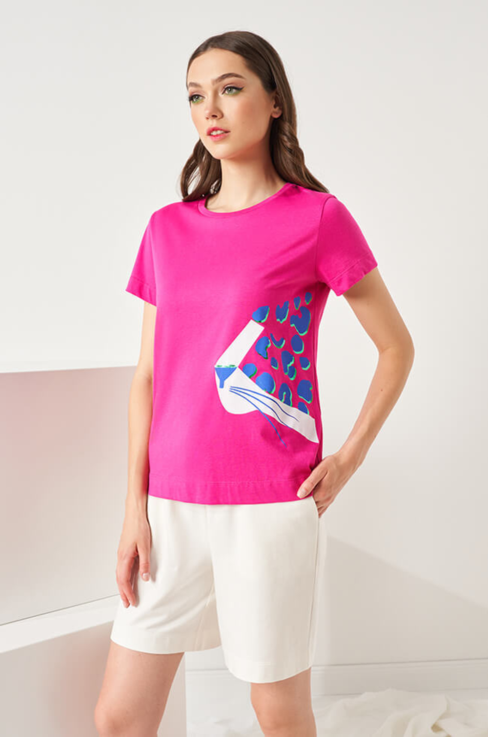 22814 Джемпер женский (фуксия)