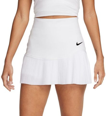 Теннисная юбка Nike Dri-Fit Advantage Pleated Skirt - белый/ Размер M