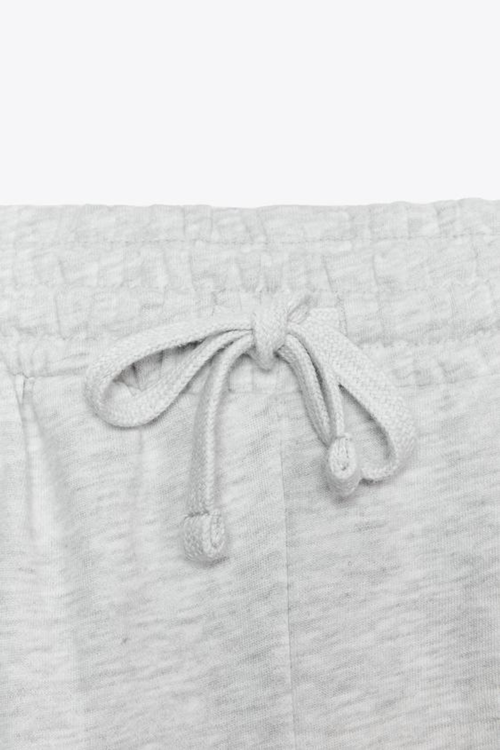 ZARA БРЮКИ С ЛИНЯЛЫМ ЭФФЕКТОМ, СЕРЫЙ МЕЛАНЖ