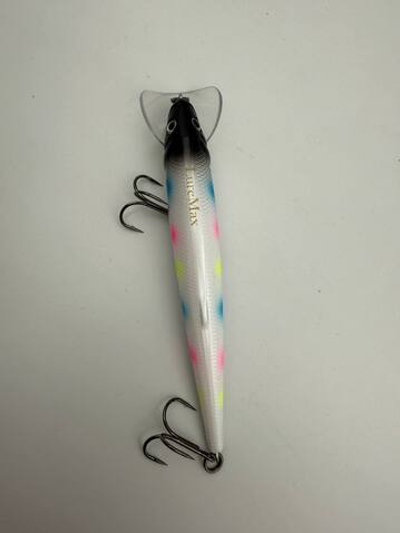 Воблер для троллинга (судак, щука, лосось) LureMax STINKA 110F MDR-039 (110FDR-039) 12 г., заглубление от 2-3,2м. Товар уцененный