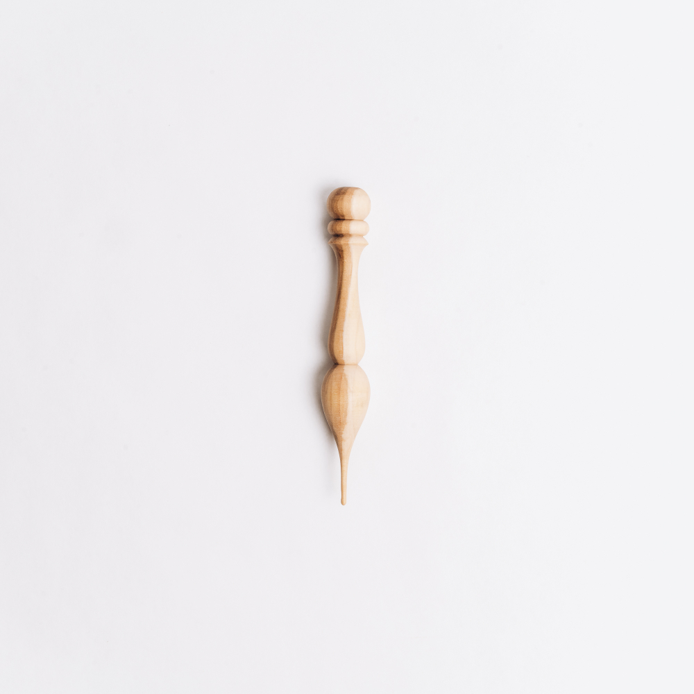 Деревянный крючок для вязания из древесины клена 6 мм. K306