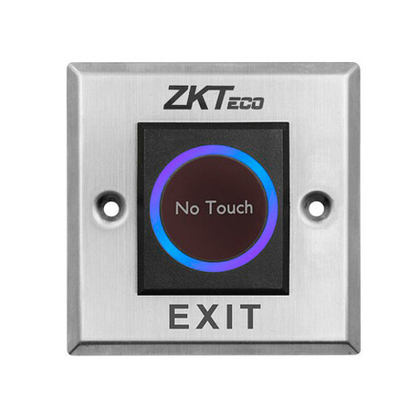 Бесконтактная металлическая кнопка выхода ZKTeco TLEB101