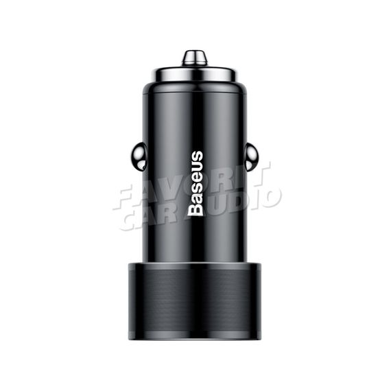 АЗУ 2USB Baseus BSC-C15N Small Screw 3400mA металл чёрный