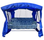 Качели садовые 3-х местные Ранго арт.3763-GS003