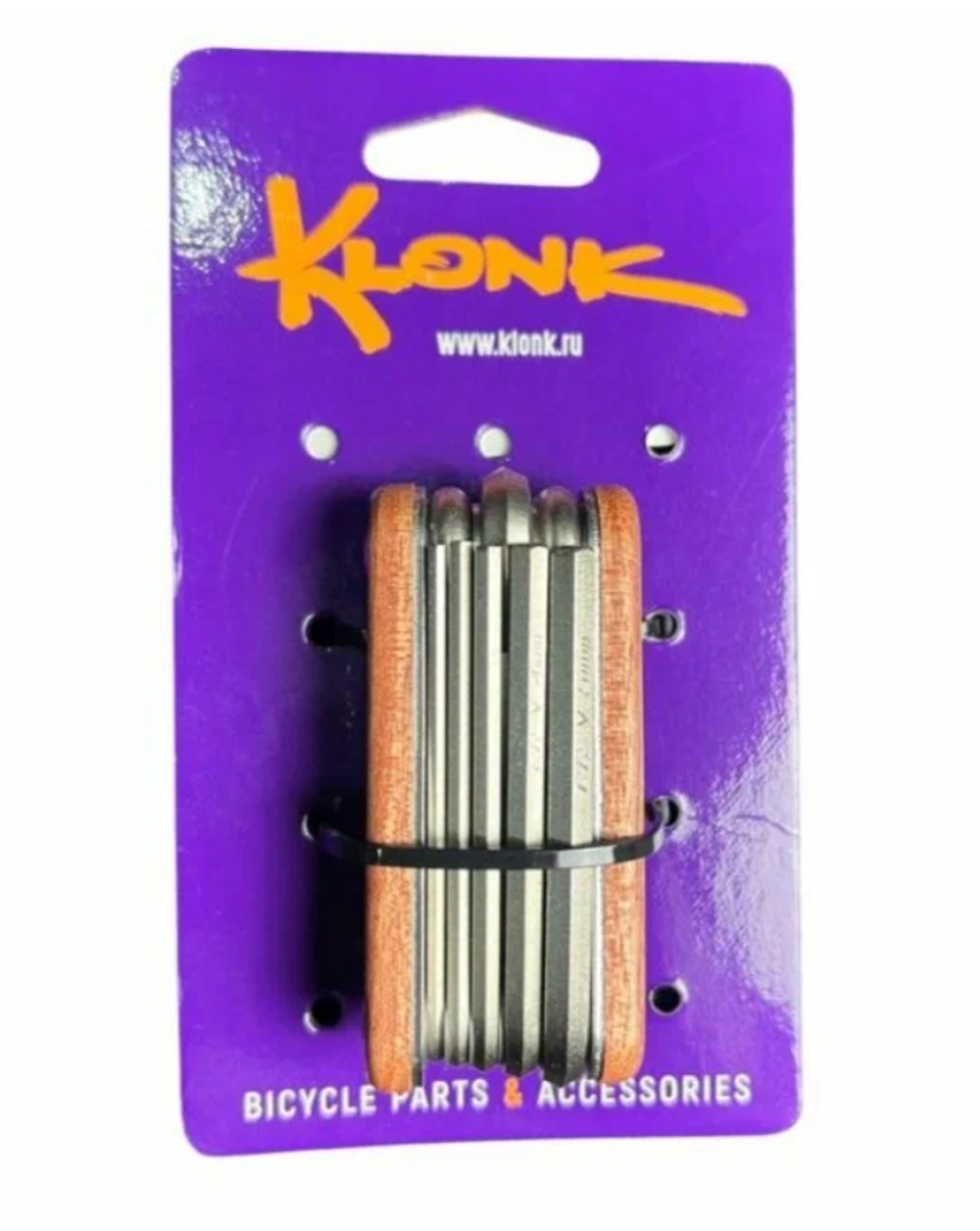 Ключ многофункциональный, Мультитул, Woody, 8 в 1 (2/2.5/3/4/5/6mm/PH2/flat), KLONK, 10530