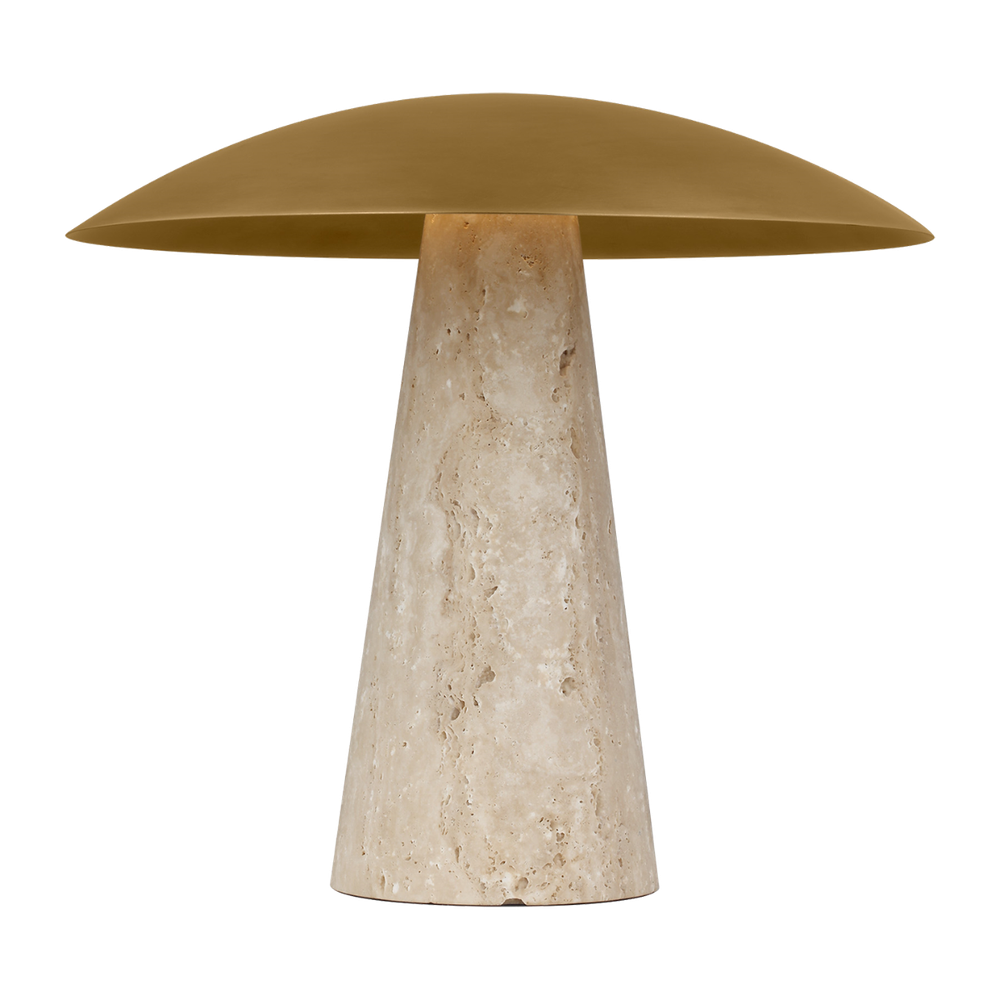 Настольная лампа Visual Comfort Aegis Medium Travertine Table Lamp