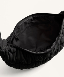 Oysho Стеганая сумка через плечо, черный