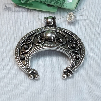 Подвеска "Лунница" скань