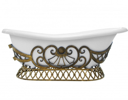 Ванна из литьевого мрамора Эстет Марсель 170х80 белая, ФР-00001849