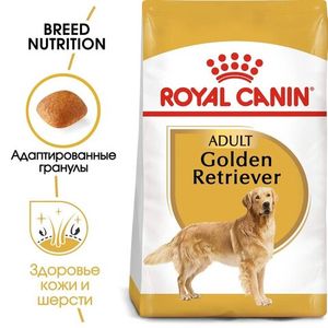 Сухой корм Royal Canin Golden Retriever Adult для взрослых собак породы Голден Ретривер от 15 месяцев