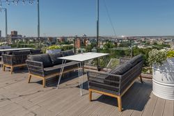 "Руссо" обеденный стол из HPL 150х80см, цвет "молочный"