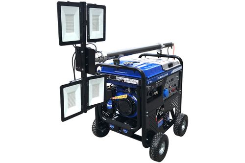 TSS WALGG 5.0/200E - сварочный бензогенератор с компрессором и световой мачтой