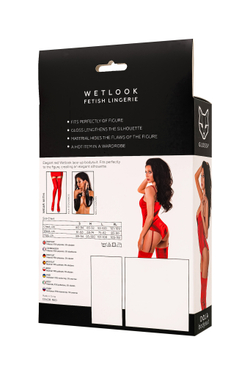 Боди Glossy Doja из материала Wetlook