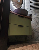 Тумба с раковиной подвесная