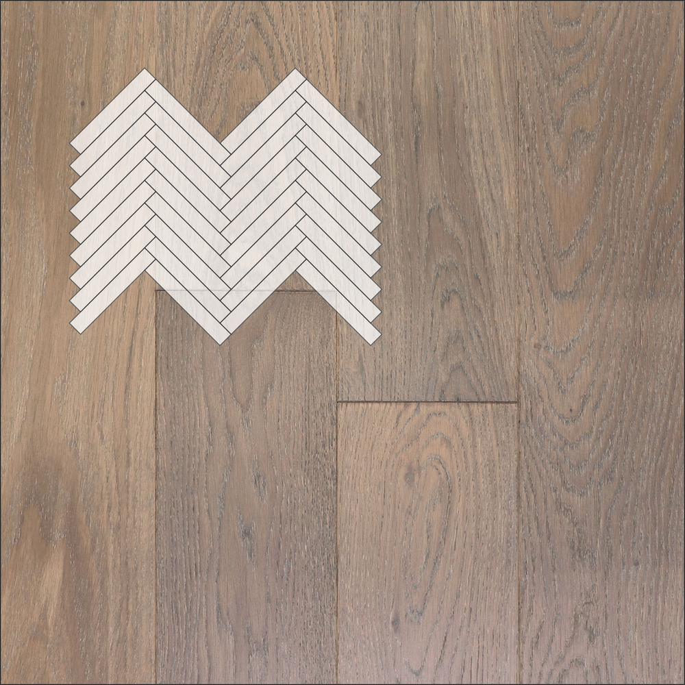 Инженерная доска PRIMAVERA Дуб Pomelo (натур) Английская елка