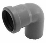 ПВХ Отвод  Ф32х90*  (300/20шт)