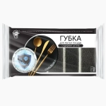 Губка для мытья посуды с углем 5 шт