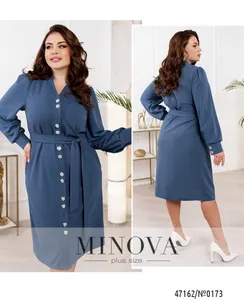 Платье 0173-джинс Minova