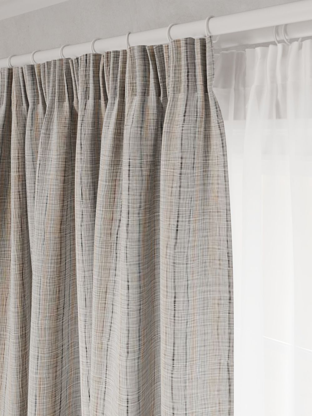 Штора из рогожки Сказка "Рендже1" 145х180 см 1 шт