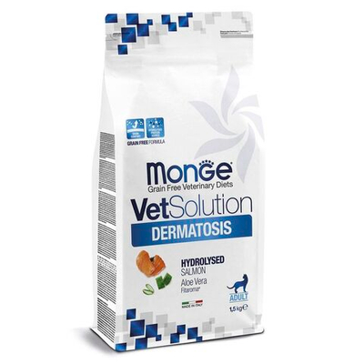 Сухой корм Monge (Монж)Дерматозис) VetSolution Cat Dermatosis для кошек 1,5 кг