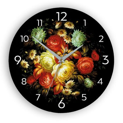 Zhostovo wall clock D-35 см BZ14022023012