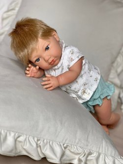 Кукла Реборн Marina and Pau 45cм Alina мягконабивная (M3002)