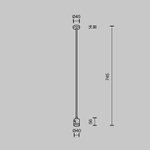 Основание на штанге Maytoni Accessories for tracks Flarity TRA159C-IPC1-BS