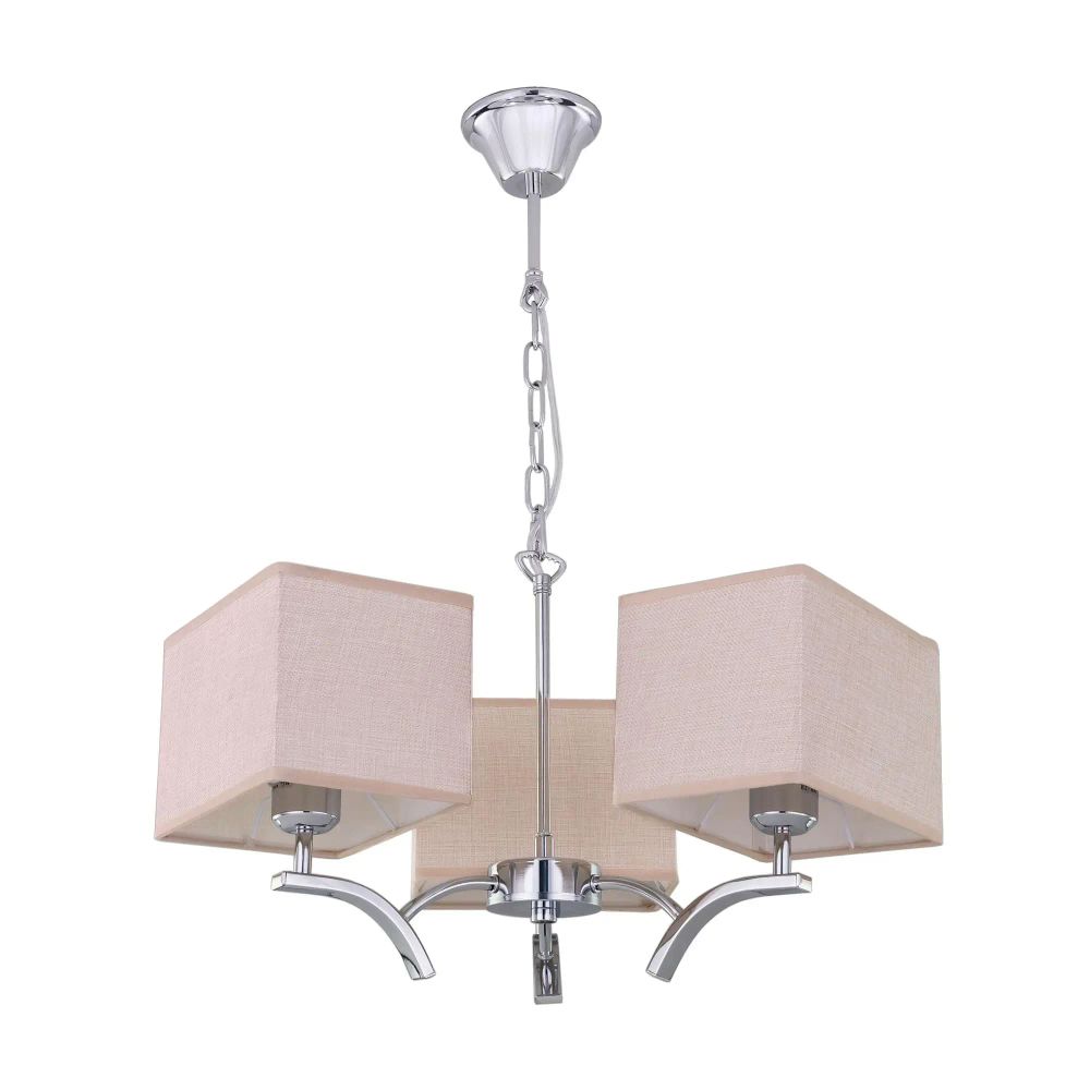 Citilux Эвора Квадро CL460231 Люстра с бежевыми абажурами