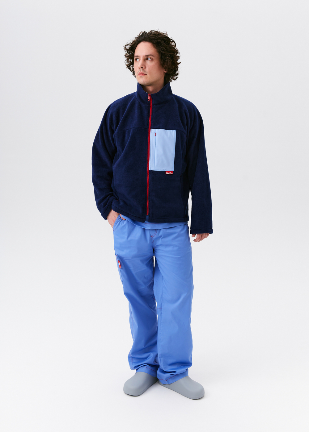 Куртка медицинская мужская Юэки, нэви