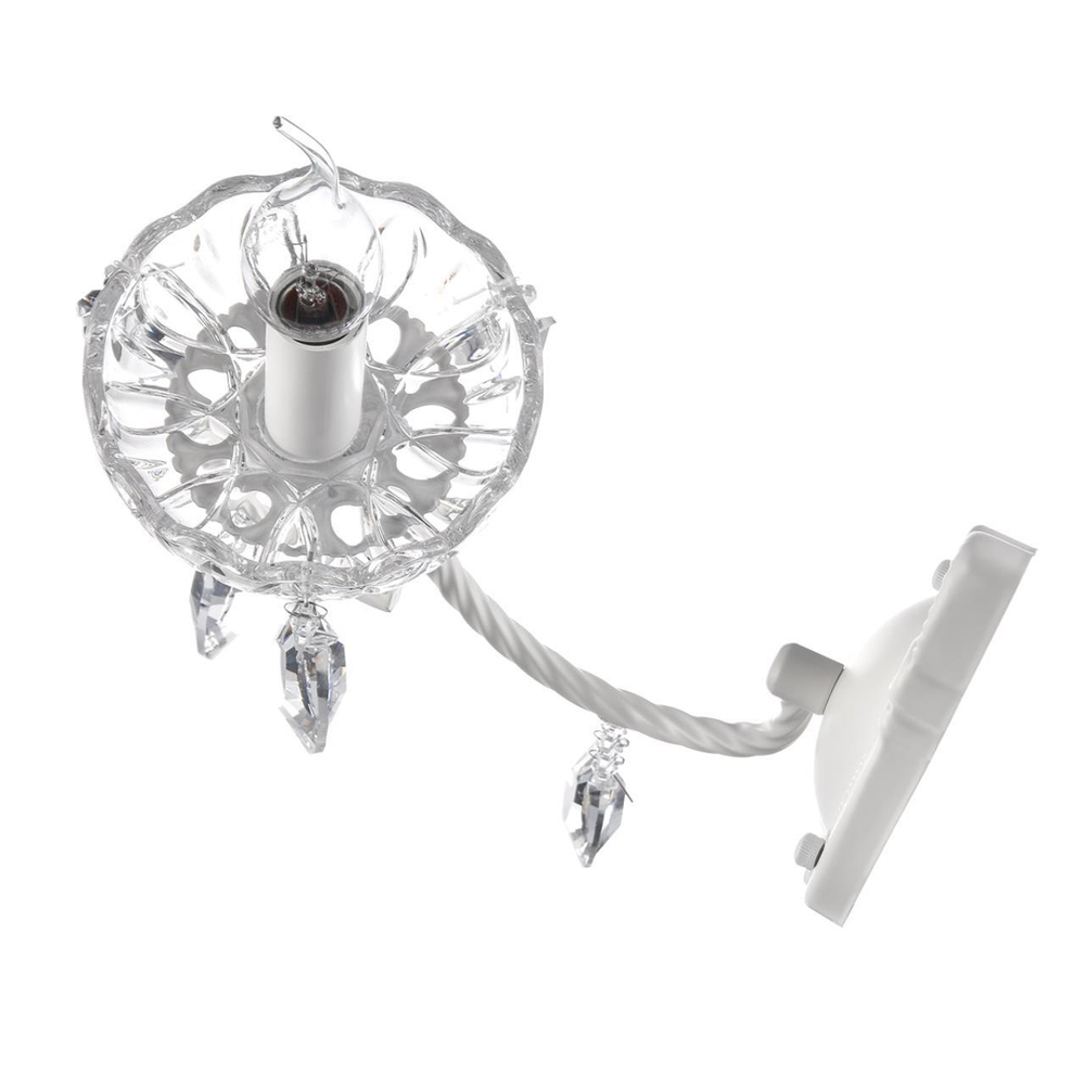 8189/1W CLASSI LN25 23 белый металл/хрусталь Бра E14 1*40W 220V SNOW