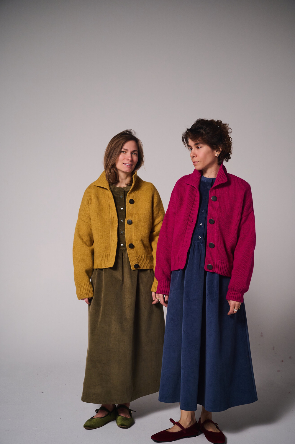 Платье оверсайз, вельвет хаки