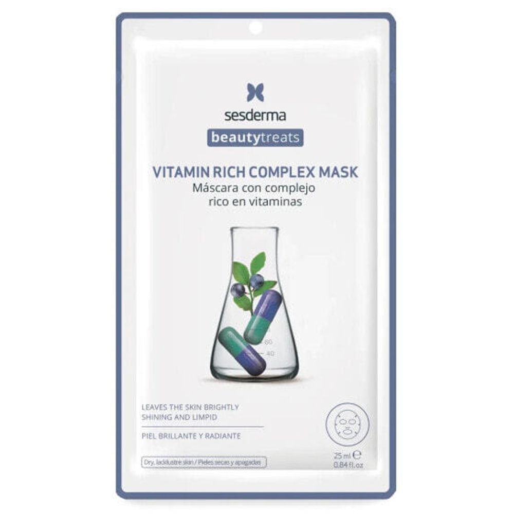 Sesderma Beauty Treats Vitamin Rich Complex Mask Тканевая витаминная маска для сияния кожи