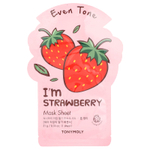 TonyMoly, I'm Strawberry, тканевая маска для выравнивания тона кожи, 1 шт., 21 г (0,74 унции)