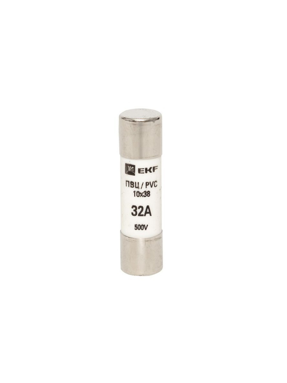 Вставка плавкая цилиндрическая ПВЦ 10х38 32А EKF pvc-10x38-32