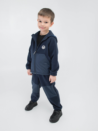 Костюм флисовый со вставками "Черника"