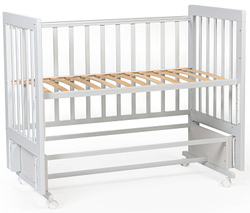 Детская кроватка Tutis Cloud 3 с маятником VD25-2122110 серый