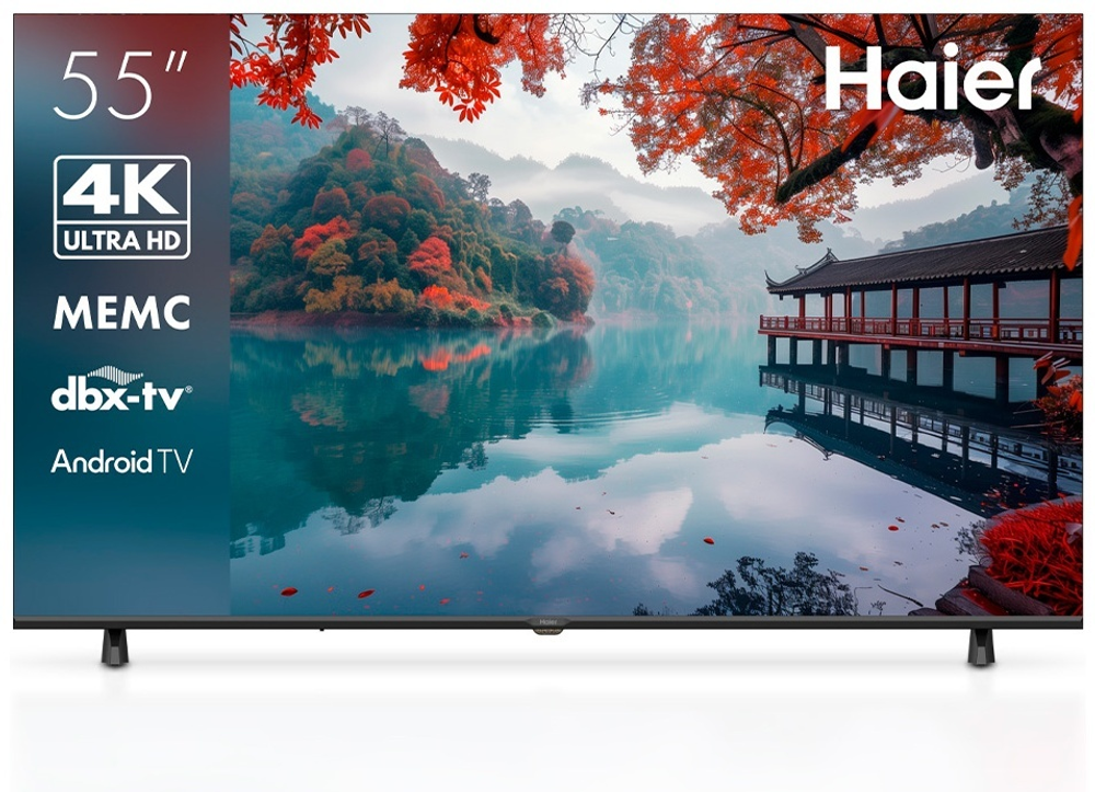 Телевизор Haier H1 140 см черный