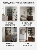 Стеллаж металлический с ящиками лофт OKTAV