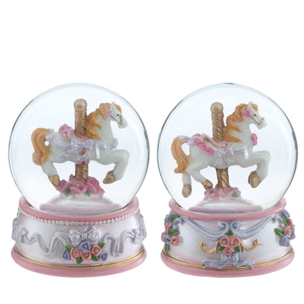 GAEM Фигурка декоративная в стекл шаре "Лошадка", D 6,5 см, L6,5 W6,5 H8 см, 2в.