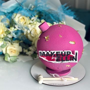 Шоу-торт бомба с логотипом корпоративный