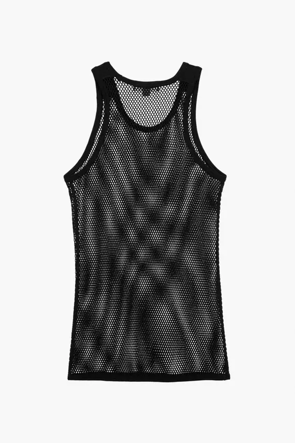 ZARA X STEFANO PILATI МАЙКА В СЕТОЧКУ, ЧЕРНЫЙ