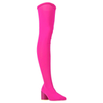 MM6 Maison Margiela Over the knee Boots 7cm Women"s Fuchsia