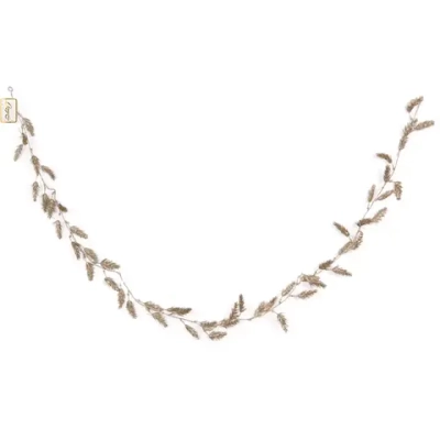 Украшение новогоднее «Сияющая хвоя» 1,80 м, Шампань