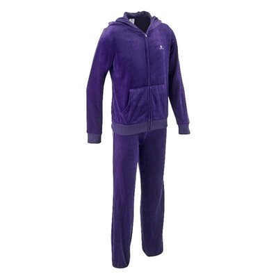 Костюм спортивный однотонный из худи и спортивных брюк