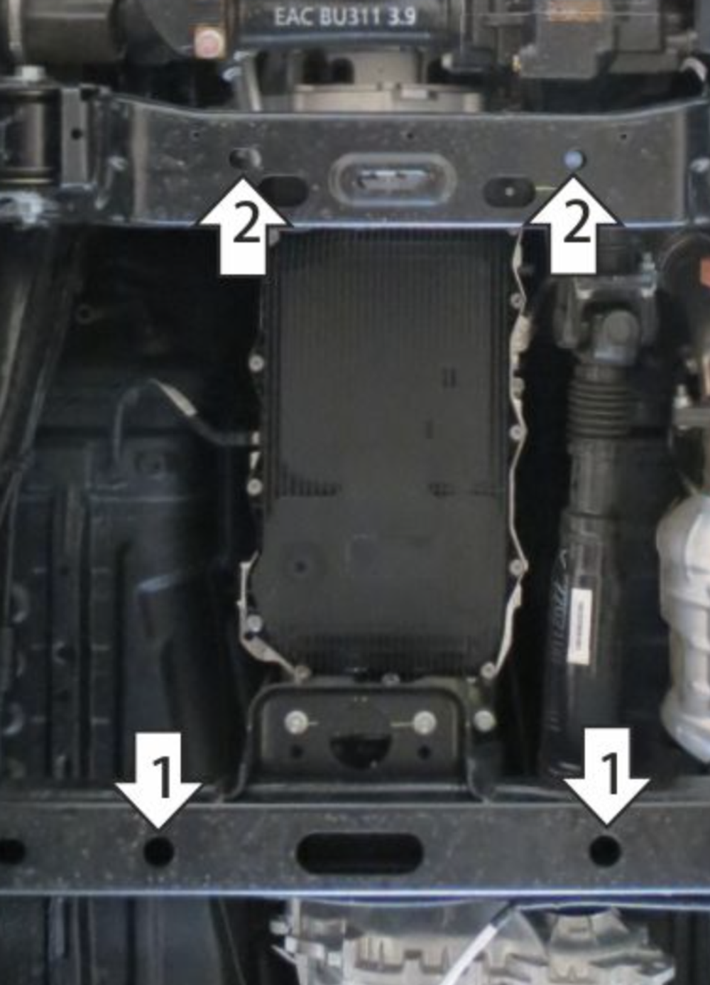 Защита КПП для Changan Hunter Plus с 2023г Motodor.77215