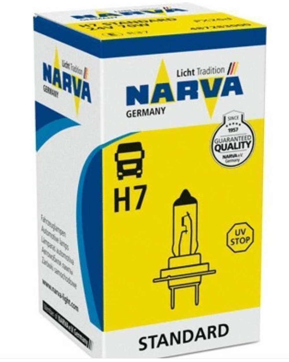 Лампа 24 В H7 70 Вт галогенная Narva