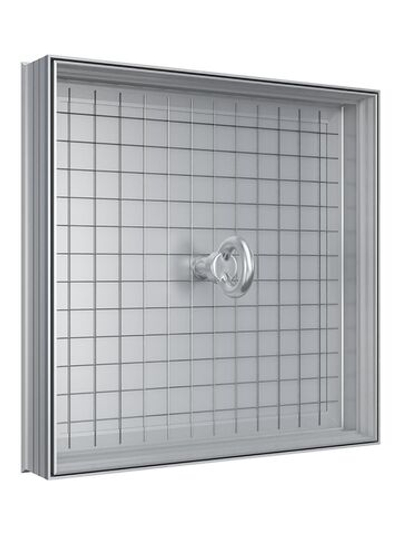 Люк ревизионный D Floor 300х300 напольный скрыт.монтаж алюминий EVECS