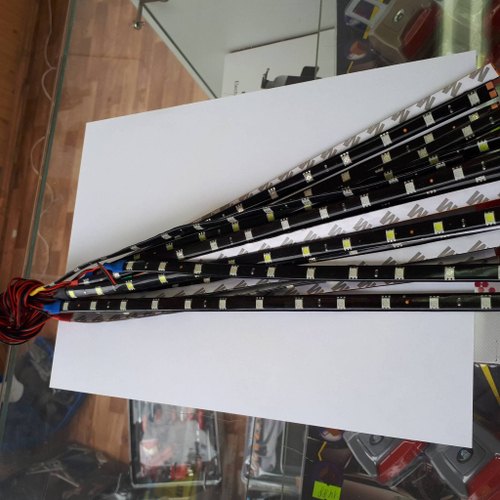 Гибкая светодиодная полоса DC 12V, 30 см (Белый)