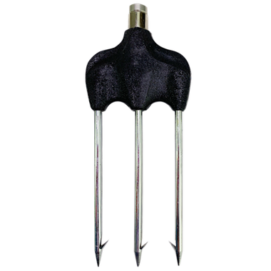 Наконечник Трезубец Scorpena с пласт. основанием D4.5мм хромир.